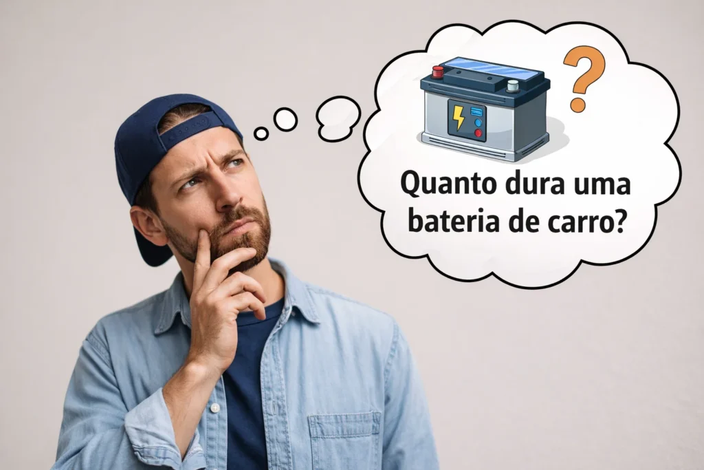 Quanto tempo dura a bateria do carro?
